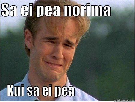 SA EI PEA NORIMA         KUI SA EI PEA                       1990s Problems