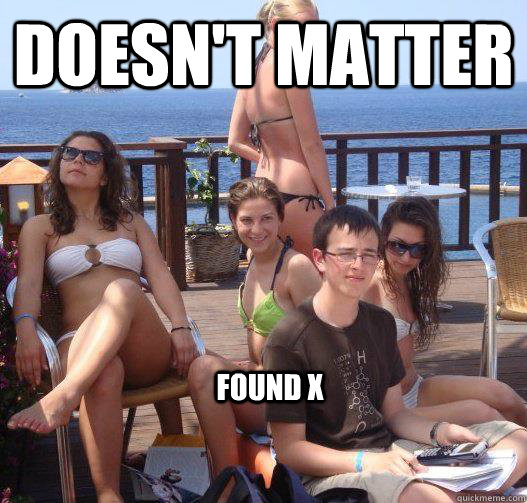 Doesn't Matter found x  Priority Peter