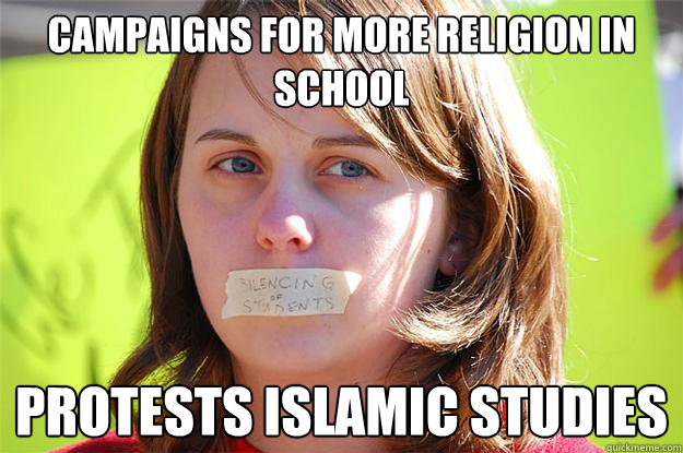 Campaigns for more religion in school protests islamic studies  