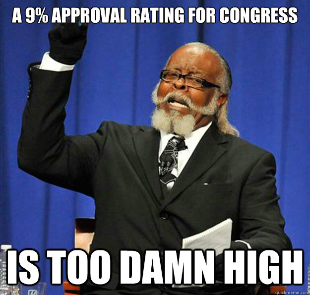 A 9% approval rating for Congress Is too damn high  Jimmy McMillan