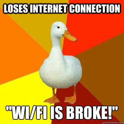 Loses Internet Connection 