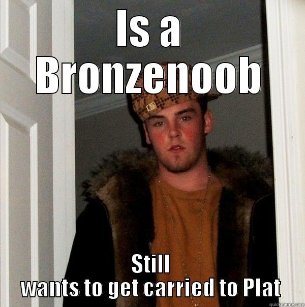 IS A BRONZENOOB STILL WANTS TO GET CARRIED TO PLAT Scumbag Steve