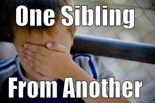 ONE SIBLING FROM ANOTHER Confession kid