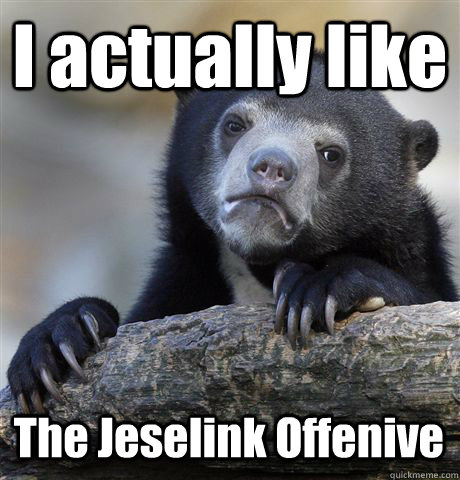 I actually like  The Jeselink Offenive  Confession Bear