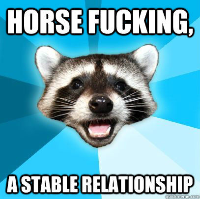 Horse Fucking, A stable relationship  