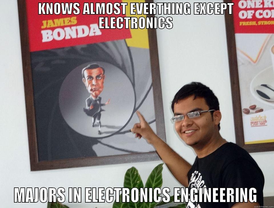 KNOWS ALMOST EVERTHING EXCEPT ELECTRONICS MAJORS IN ELECTRONICS ENGINEERING Misc