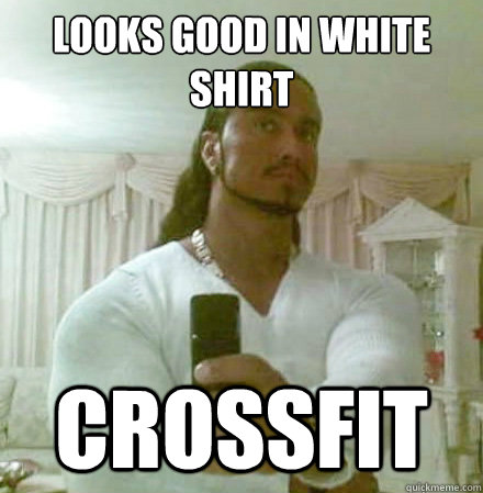 Looks good in white shirt CROSSFIT  Guido Jesus