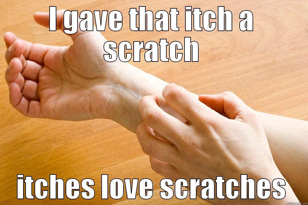 I got 99 problems and an itch aint one - I GAVE THAT ITCH A SCRATCH ITCHES LOVE SCRATCHES Misc