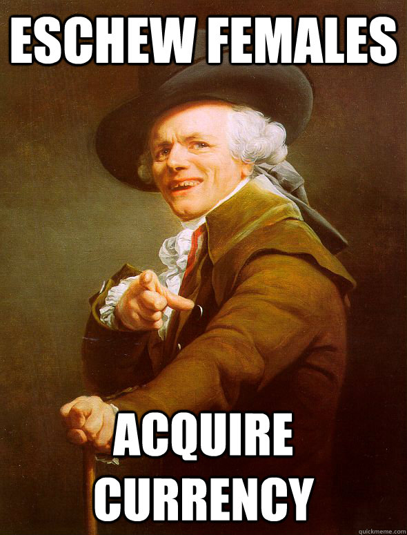 Eschew Females Acquire Currency  Joseph Ducreux