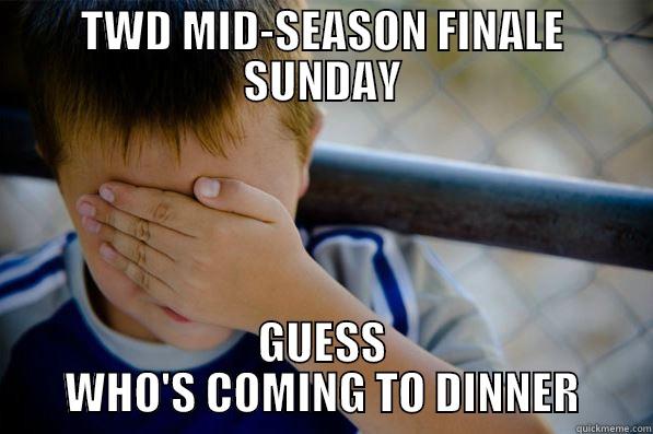 TWD MID-SEASON FINALE SUNDAY GUESS WHO'S COMING TO DINNER Confession kid