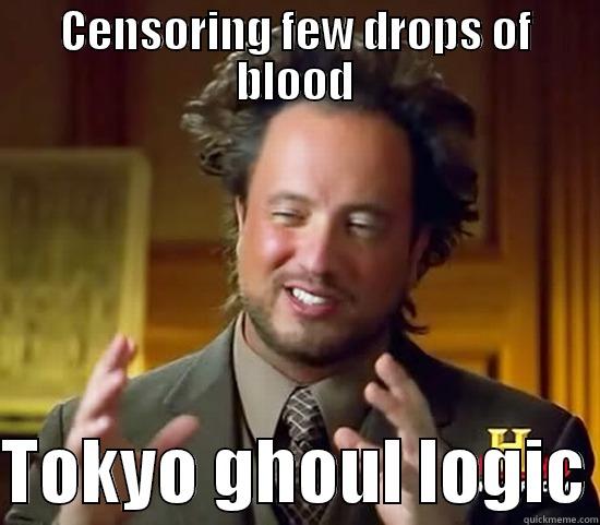 Tokyo ghoul logic - CENSORING FEW DROPS OF BLOOD  TOKYO GHOUL LOGIC Ancient Aliens