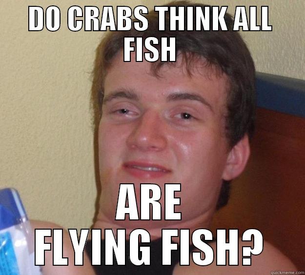 lol wut? - DO CRABS THINK ALL FISH ARE FLYING FISH? 10 Guy