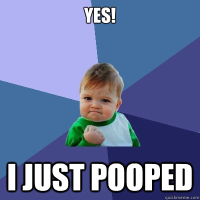 YES! I Just pooped  Success Kid