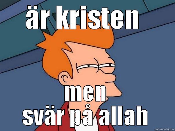 ÄR KRISTEN  MEN SVÄR PÅ ALLAH Futurama Fry