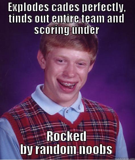 CASTLE WARS RAGE - EXPLODES CADES PERFECTLY, TINDS OUT ENTIRE TEAM AND SCORING UNDER ROCKED BY RANDOM NOOBS Bad Luck Brian