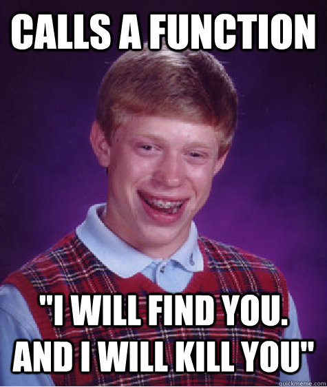 calls a function 