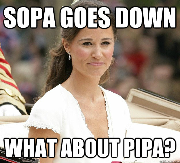 SOPA goes down What about PIPA?  Pippa Act