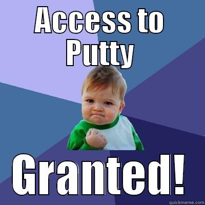 PMTV Access - ACCESS TO PUTTY GRANTED! Success Kid