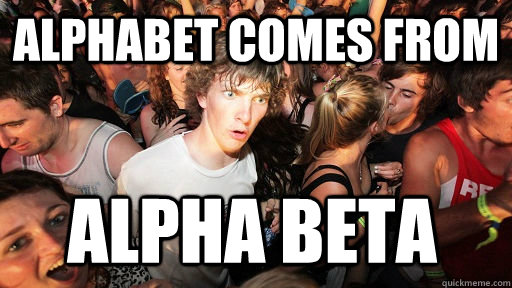 aLPHABET COMES FROM aLPHA BETA - aLPHABET COMES FROM aLPHA BETA  Sudden Clarity Clarence