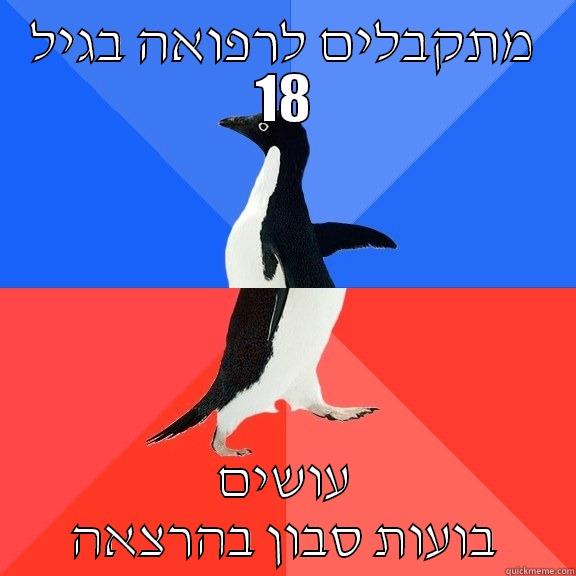 מתקבלים לרפואה בגיל 18 עושים בועות סבון בהרצאה Socially Awkward Awesome Penguin