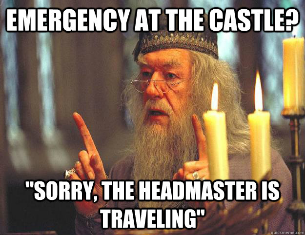 emergency at the castle? 