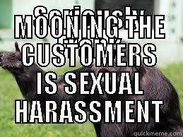 mONKEYS AND sTUFF - SERIOUSLY FRANK MOONING THE CUSTOMERS IS SEXUAL HARASSMENT Misc