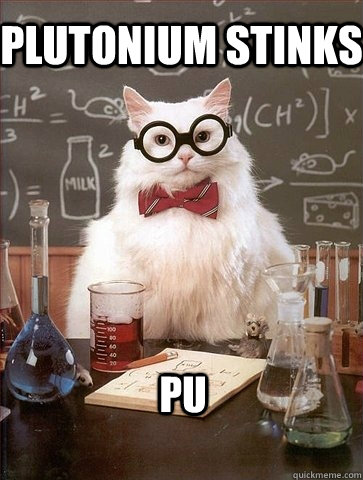 Plutonium Stinks PU - Plutonium Stinks PU  Chemistry Cat