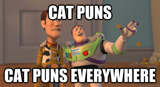 Cat puns cat puns everywhere  Toy Story Everywhere