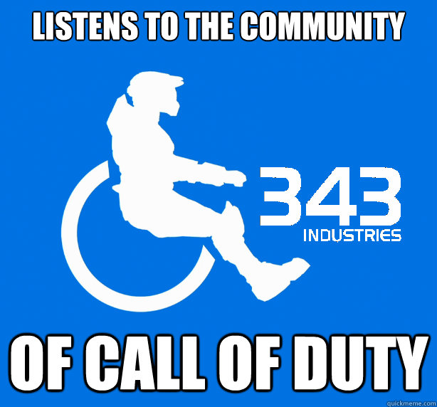 listens to the community of Call of Duty  343 Logic