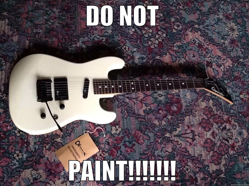 DO NOT PAINT!!!!!!! Misc