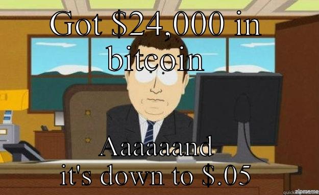 bitcoin and its gone