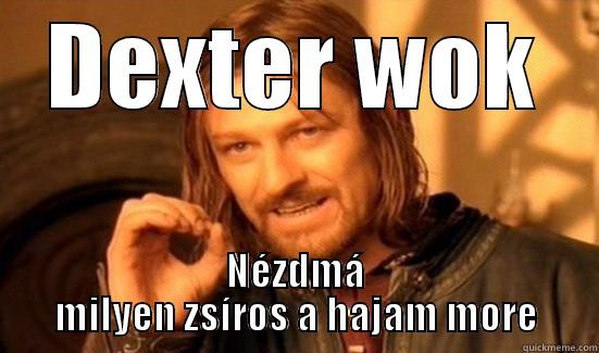 DEXTER WOK NÉZDMÁ MILYEN ZSÍROS A HAJAM MORE Boromir