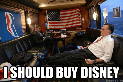  I should buy Disney   Sudden Realization Romney