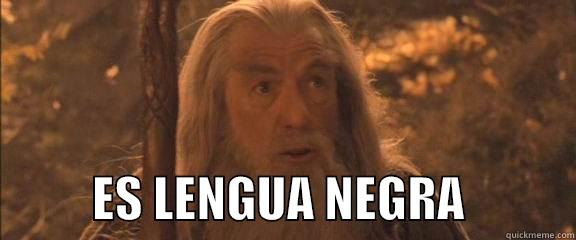 Es Lengua Negra -            ES LENGUA NEGRA           Misc