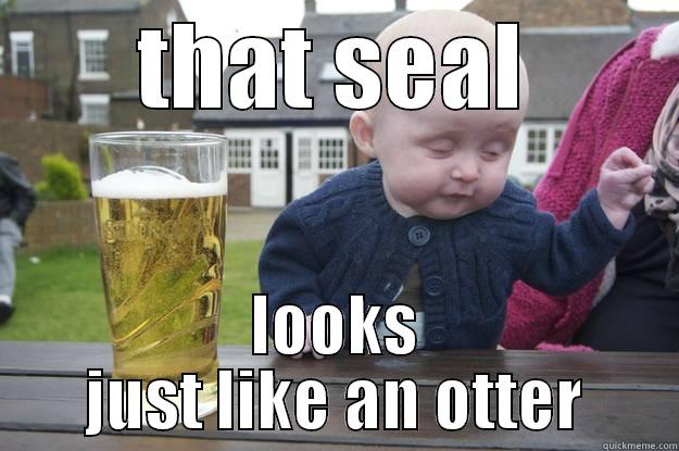 THAT SEAL LOOKS JUST LIKE AN OTTER drunk baby