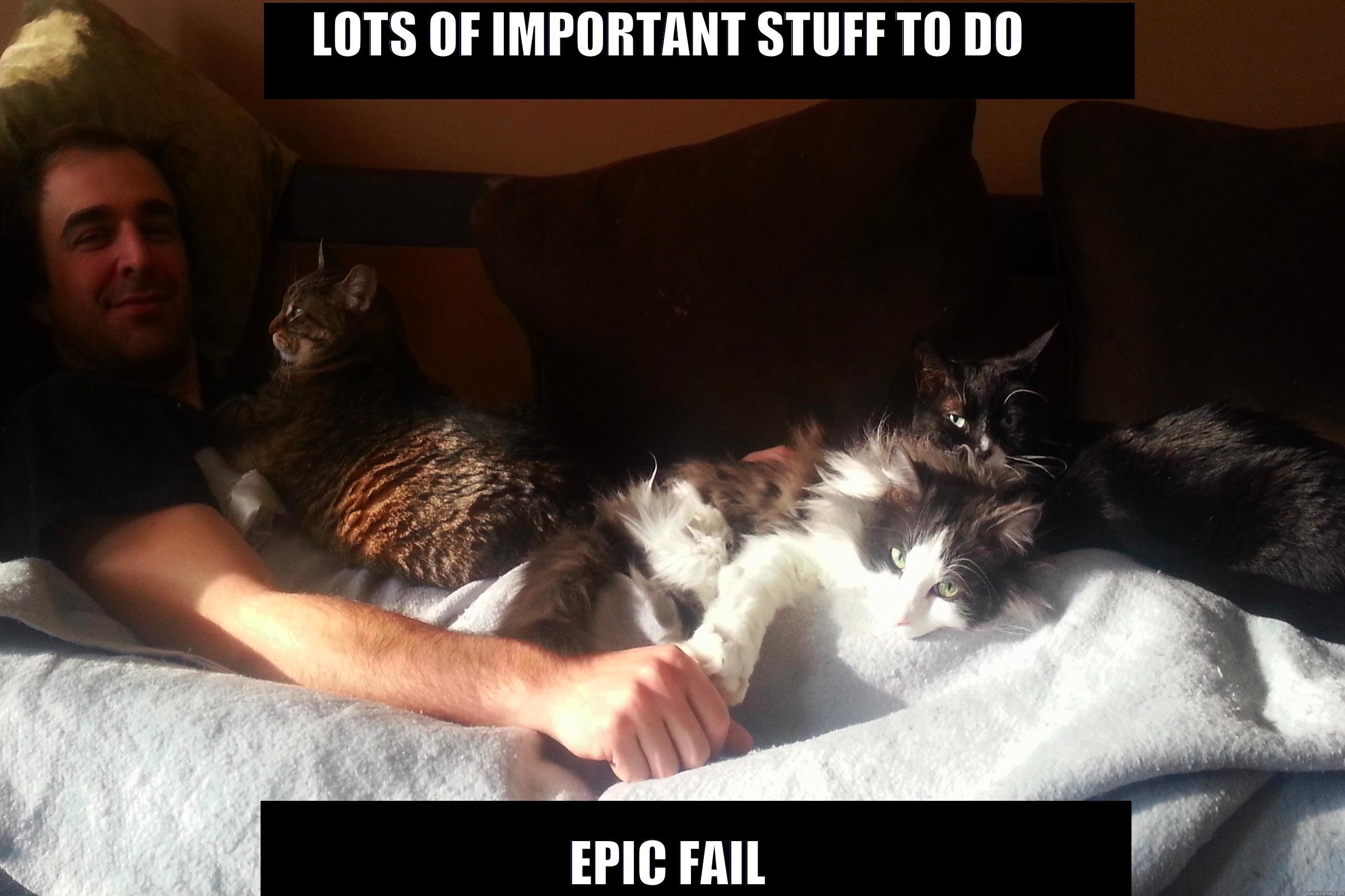 LOTS OF IMPORTANT STUFF TO DO EPIC FAIL Misc