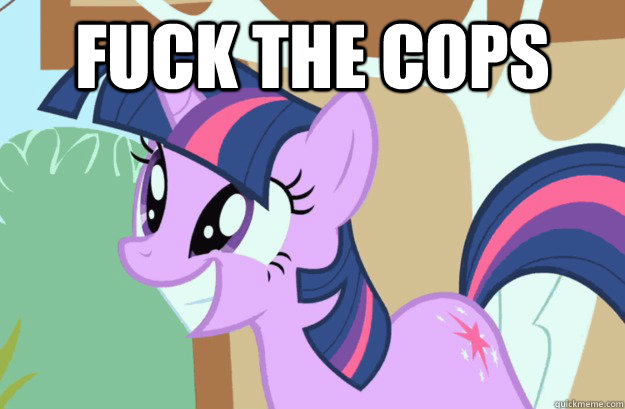 fuck the cops   Twilight Sparkle