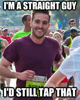 I'm a straight guy I'd still tap that  Ridiculously photogenic guy