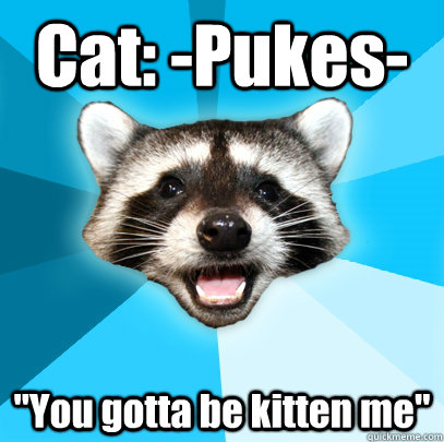 Cat: -Pukes- 