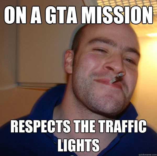 On a gta mission respects the traffic lights - On a gta mission respects the traffic lights  Misc