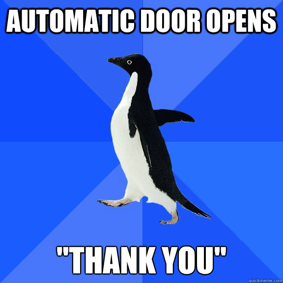 automatic door opens 