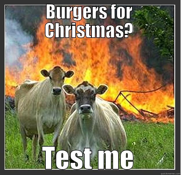 Mob Cows  - BURGERS FOR CHRISTMAS? TEST ME Evil cows