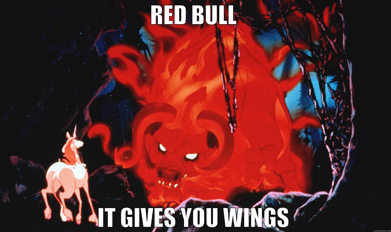 RED BULL IT GIVES YOU WINGS Misc