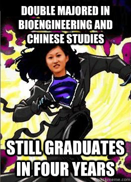 Double majored in Bioengineering and Chinese Studies Still graduates in four years - Double majored in Bioengineering and Chinese Studies Still graduates in four years  Super Spring