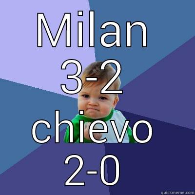 Ec aty - MILAN 3-2 CHIEVO 2-0 Success Kid