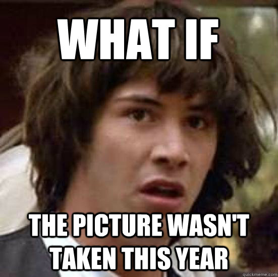 What if The picture wasn't taken this year  conspiracy keanu