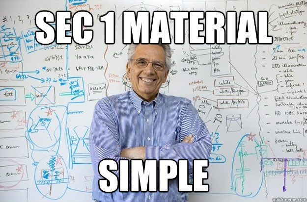 Sec 1 material simple  Engineering Professor