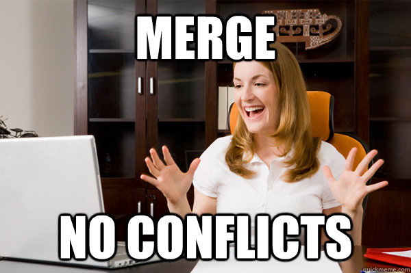 Merge No conflicts  - Merge No conflicts   First World Success