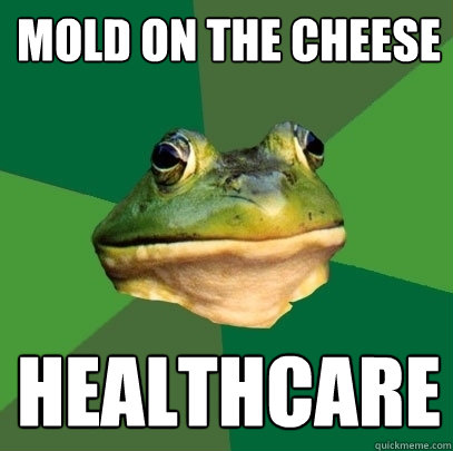 Mold on the cheese Healthcare  Foul Bachelor Frog