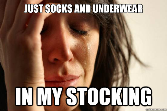 I get new underwear once a year⠀ #gift #underwear #memes #9gag